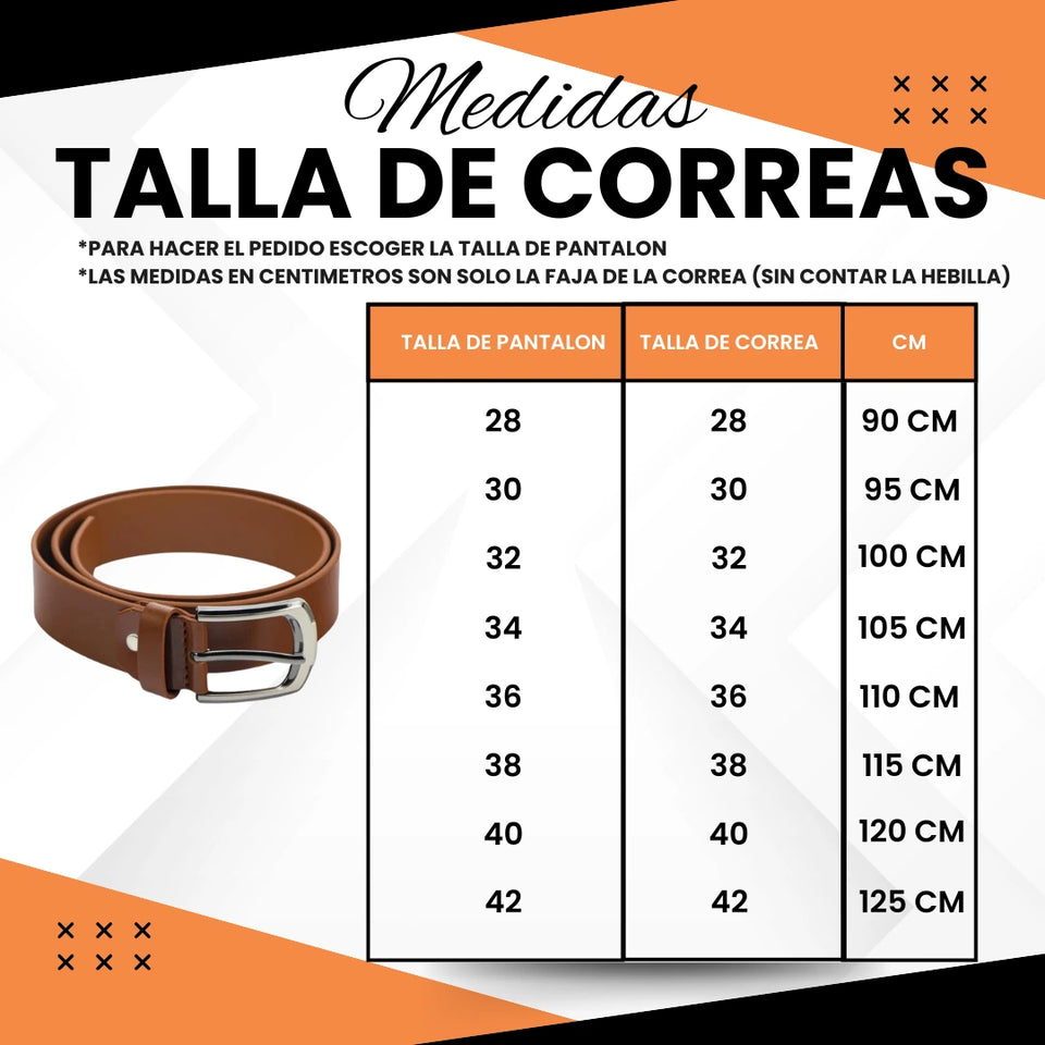 Correas 100% Cuero Clasica | HOMBRE